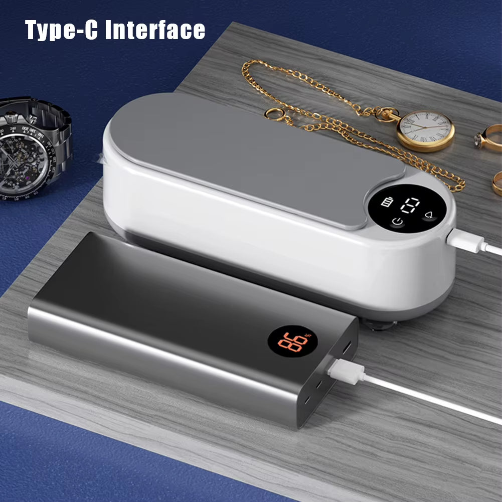 Portable Jewelry & Glasses Cleaner – High-Frequency Cleaning Machine