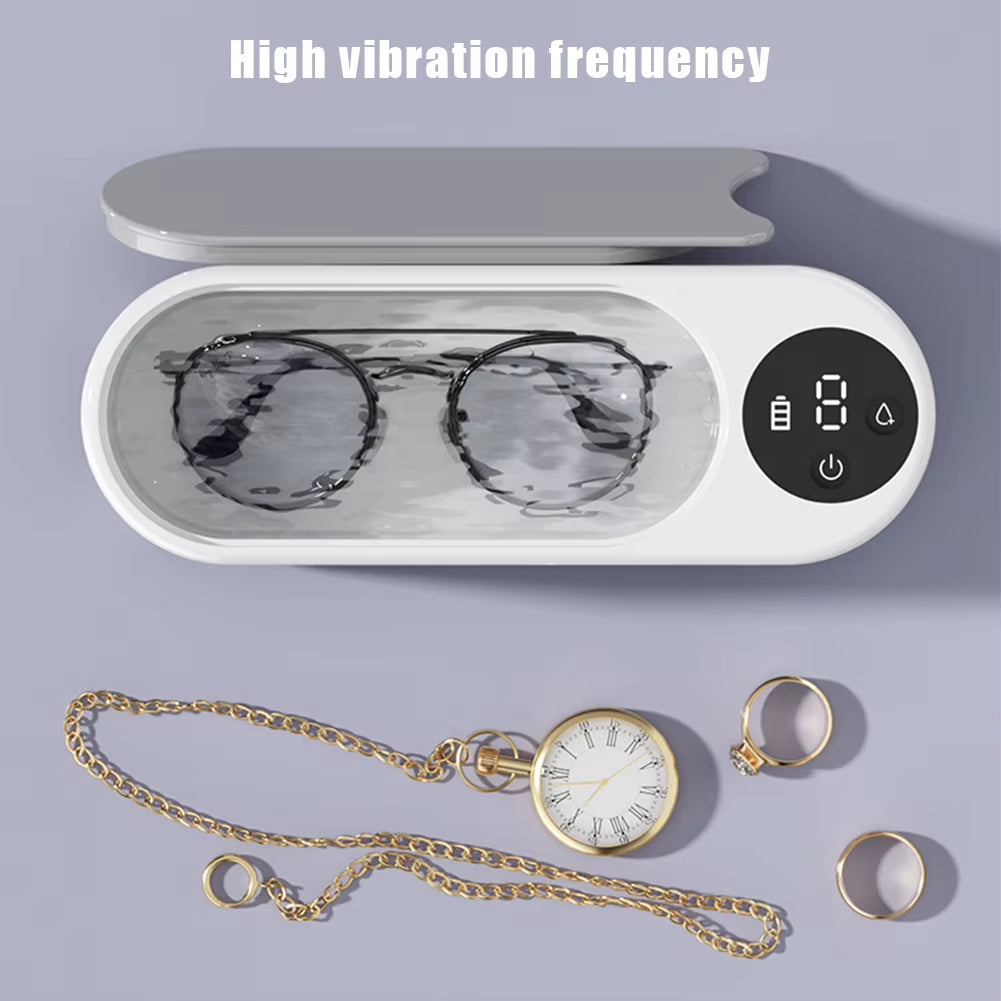 Portable Jewelry & Glasses Cleaner – High-Frequency Cleaning Machine
