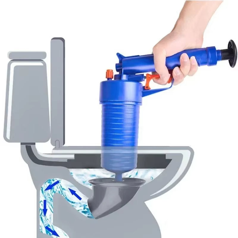 Power Pressure Toilet & Drain Plunger