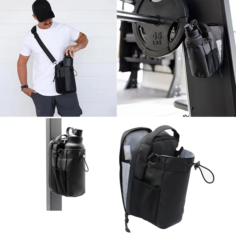Magnetic Water Bottle Holder – Gym & Outdoor Pouch