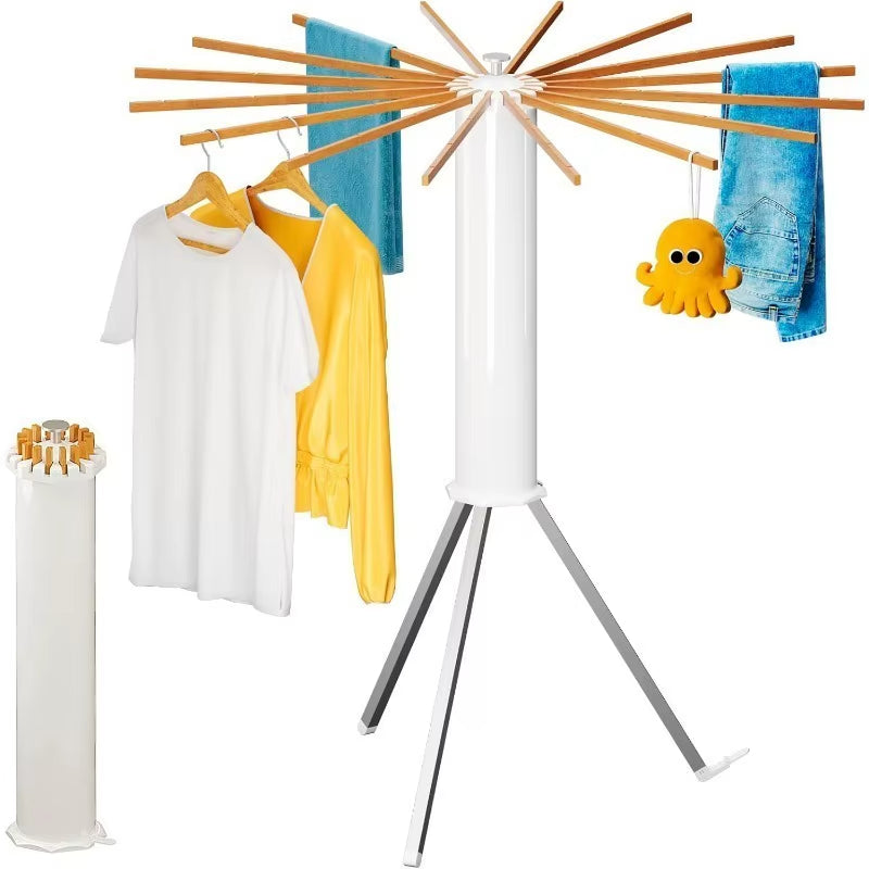 Tripod Clothes Drying Rack Foldable, Laundry Drying Rack Collapsible, Portable Clothing Drying Rack Folding Indoor, Octopus