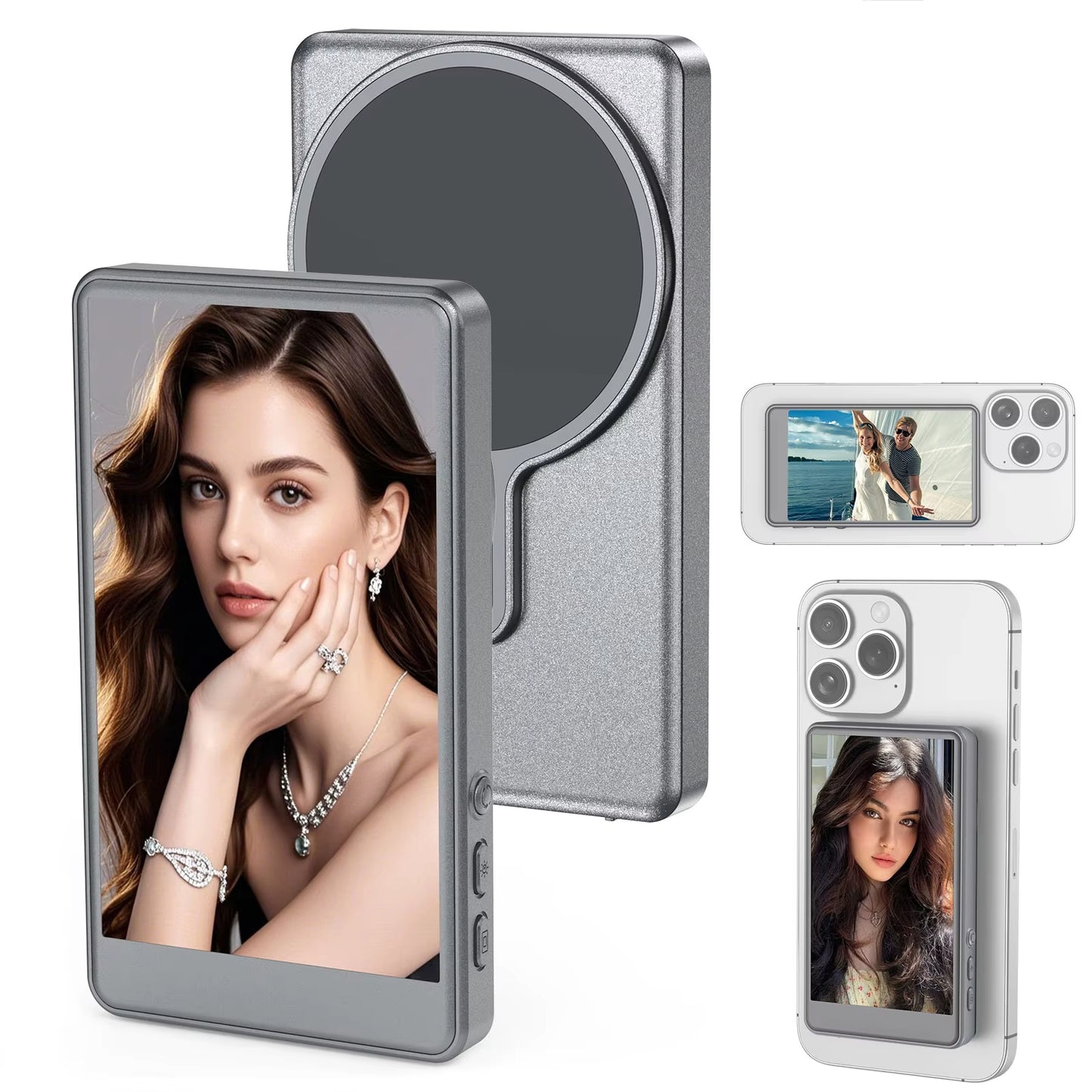 Wireless Vlog Selfie Monitor – Rear Camera Phone Screen