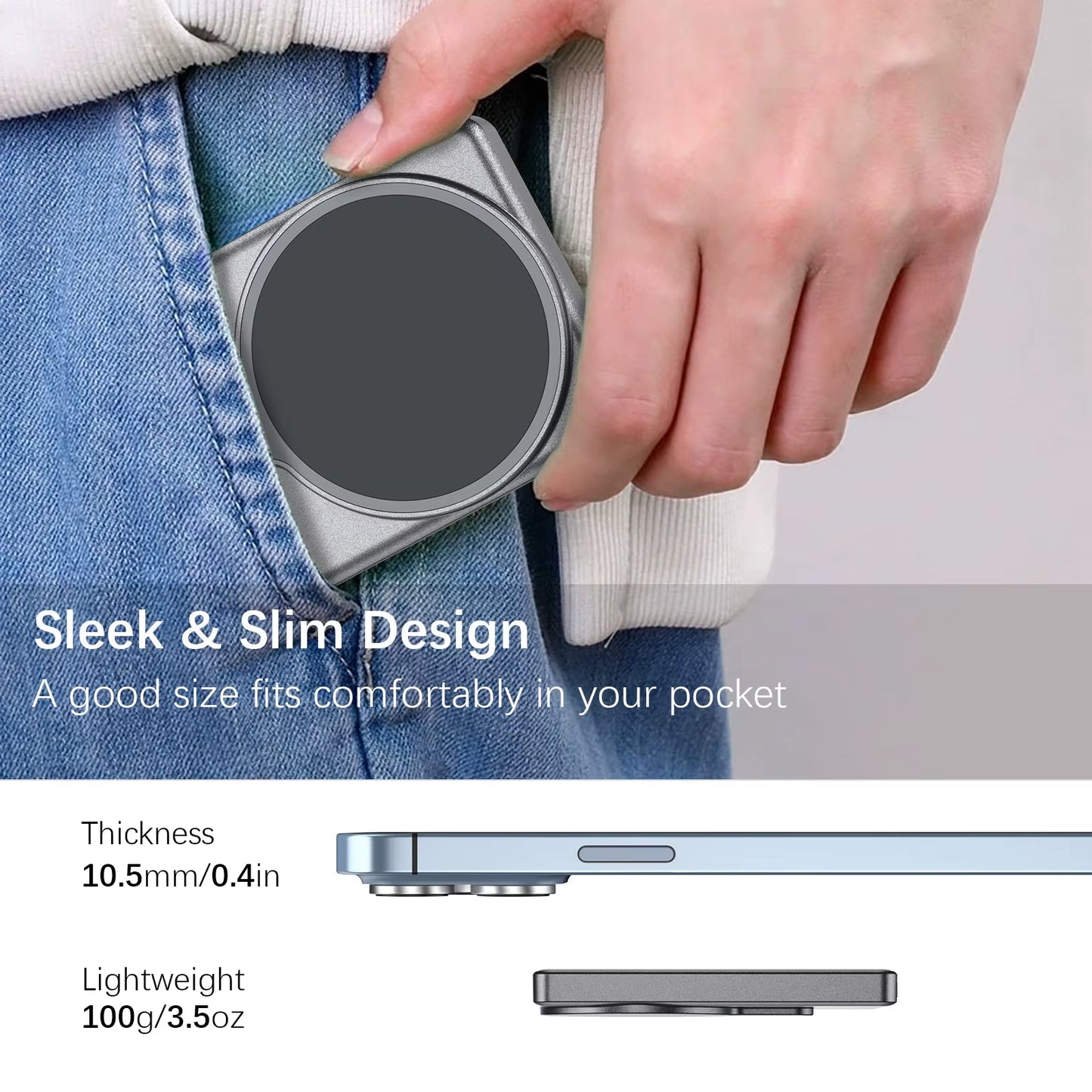 Wireless Vlog Selfie Monitor – Rear Camera Phone Screen