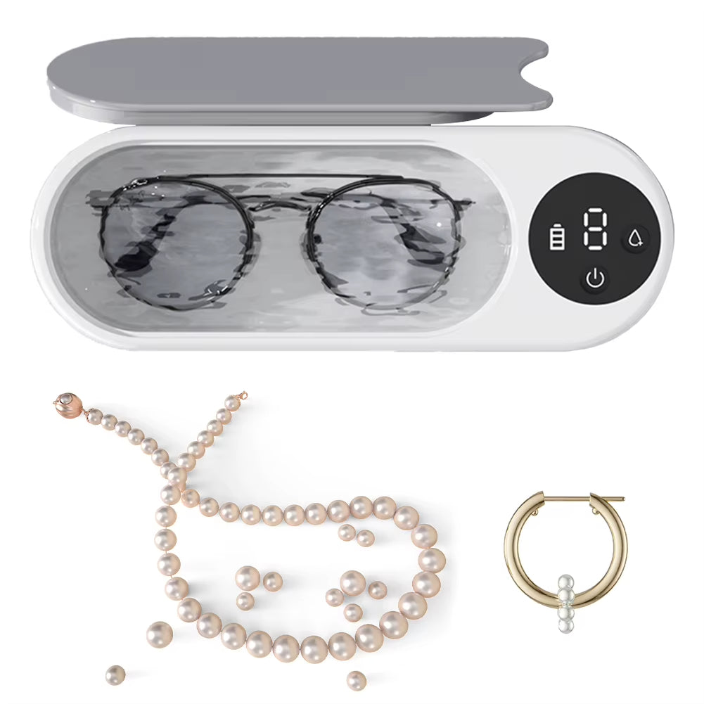 Portable Jewelry & Glasses Cleaner – High-Frequency Cleaning Machine