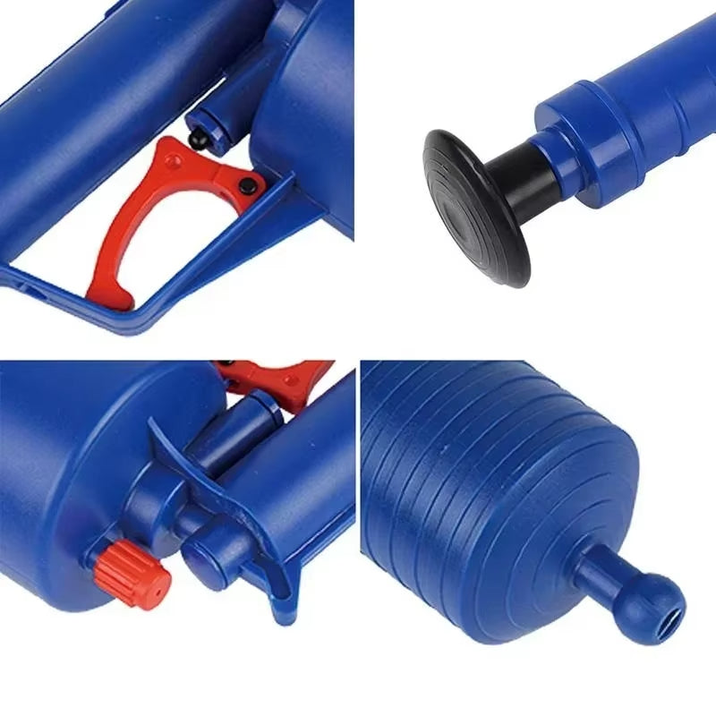 Power Pressure Toilet & Drain Plunger