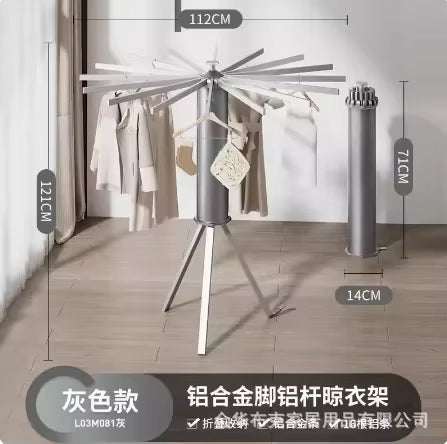 Tripod Clothes Drying Rack Foldable, Laundry Drying Rack Collapsible, Portable Clothing Drying Rack Folding Indoor, Octopus