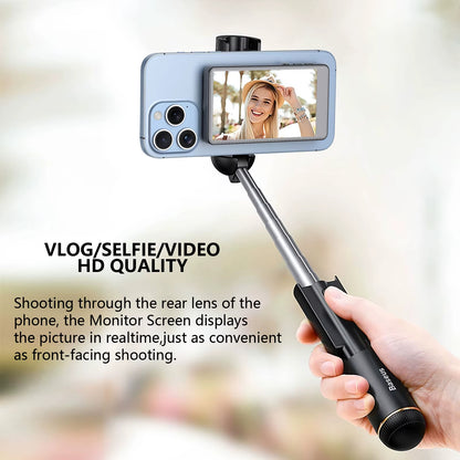 Wireless Vlog Selfie Monitor – Rear Camera Phone Screen