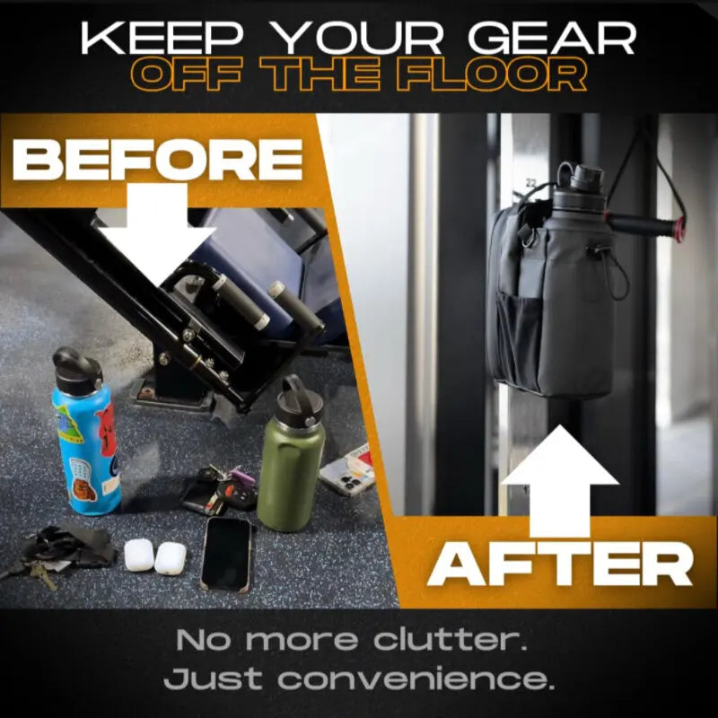 Magnetic Water Bottle Holder – Gym & Outdoor Pouch