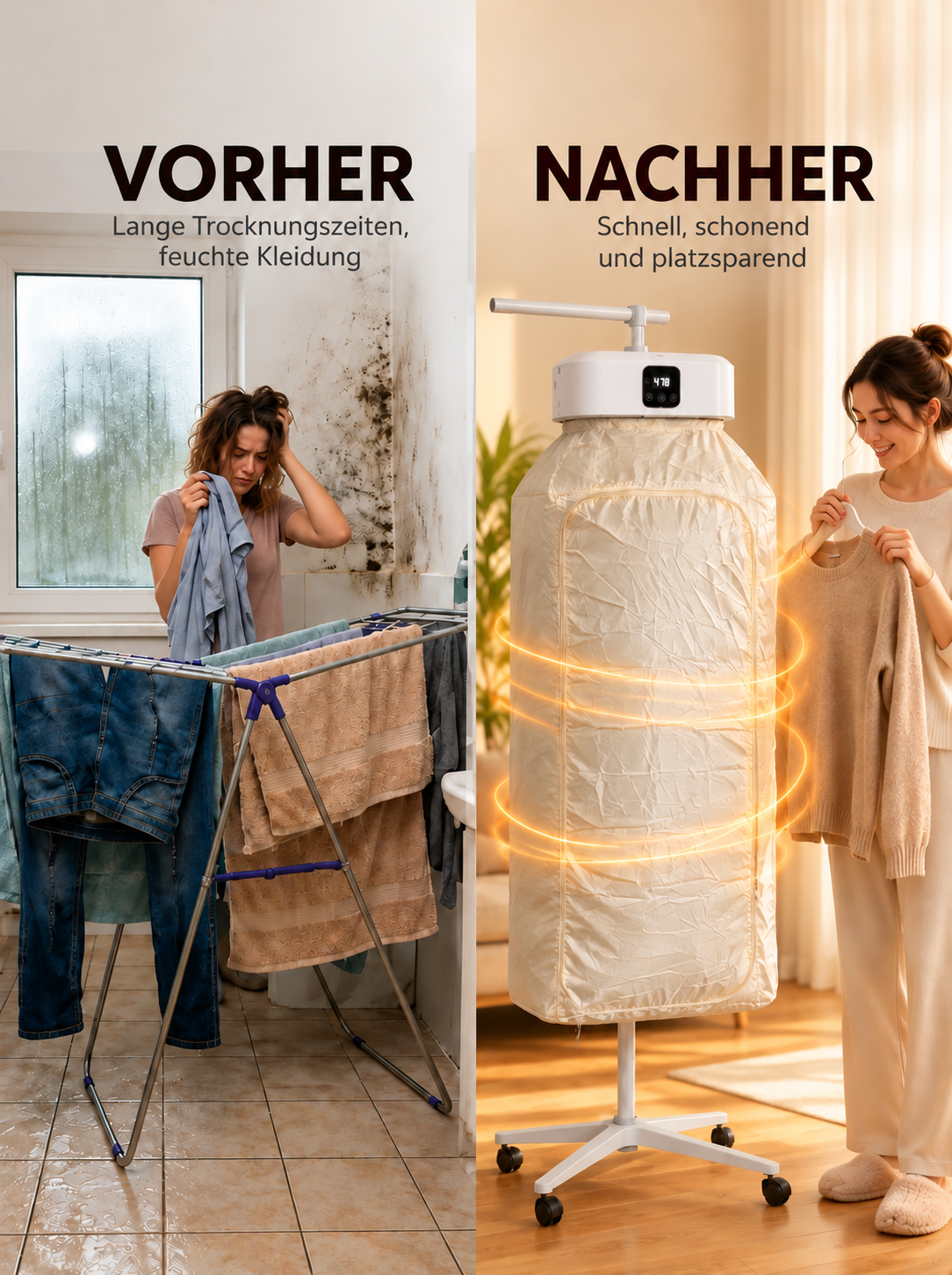SmartDry™ Pro – Premium Thermo-Trockenschrank mit UV-Hygiene