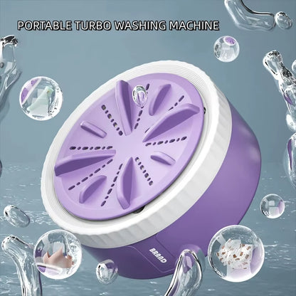 Portable Mini Washing Machine for Underwear, Socks & Baby Clothes