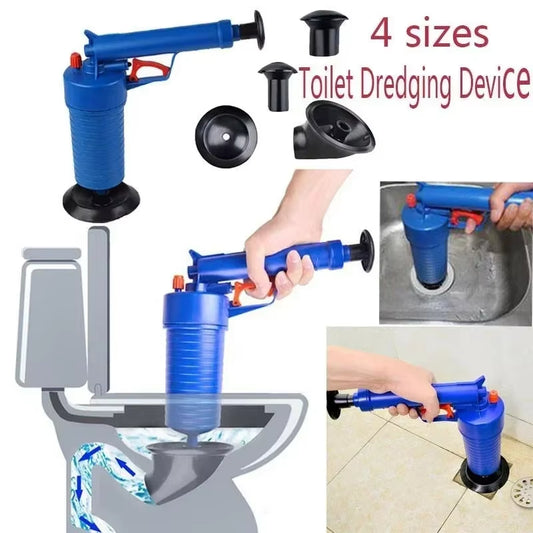 Power Pressure Toilet & Drain Plunger