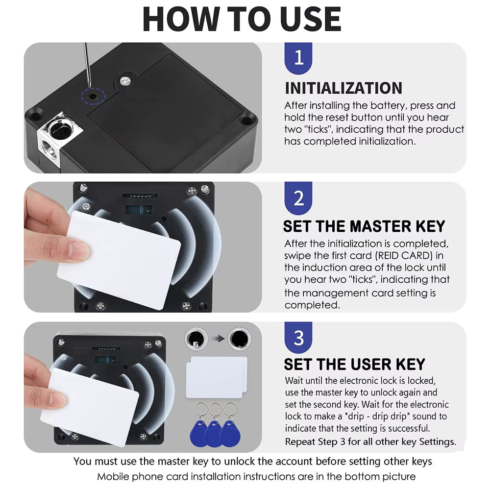 Smart Invisible Lock - NFC & Bluetooth Security HomeEasyShop™