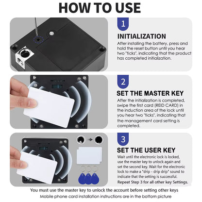Smart Invisible Lock - NFC & Bluetooth Security HomeEasyShop™