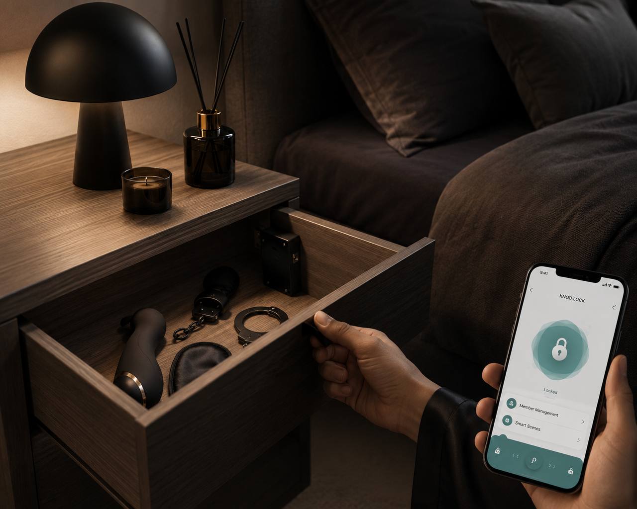 Smart Invisible Lock - NFC & Bluetooth Security HomeEasyShop™