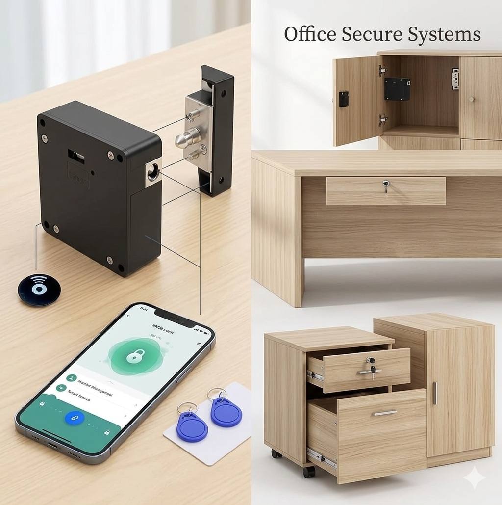 Smart Invisible Lock - NFC & Bluetooth Security HomeEasyShop™
