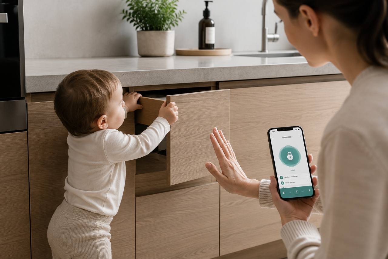 Smart Invisible Lock - NFC & Bluetooth Security HomeEasyShop™